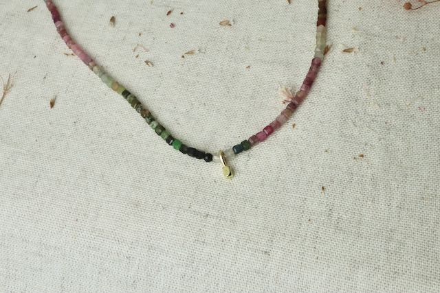 regenboog toermalijn collier