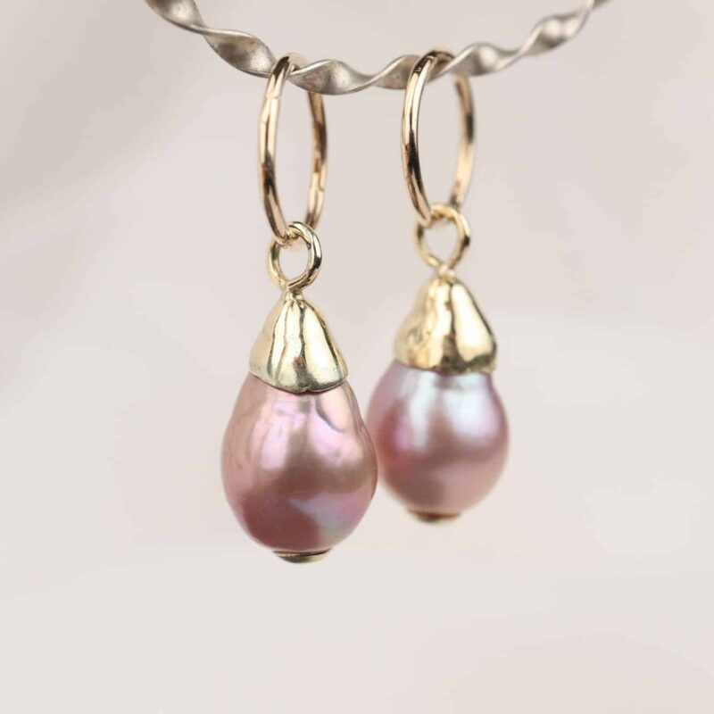 dipped in gold oorhangers